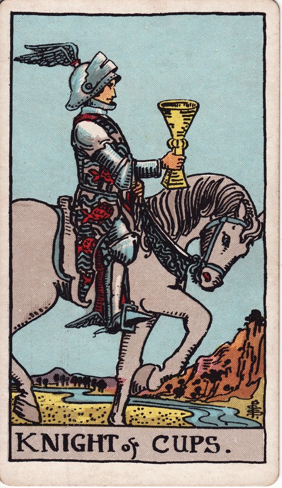 Cavaleiro de Copas — carta do tarô Rider-Waite