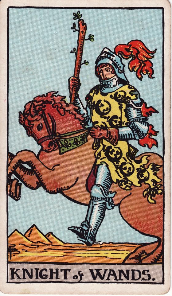 Cavaleiro de Paus — carta do tarô Rider-Waite
