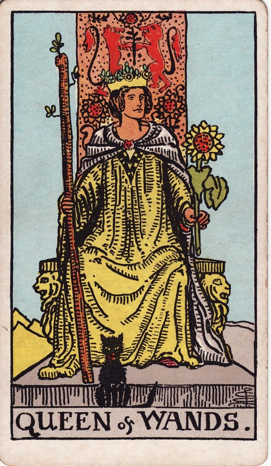 Rainha de Paus — carta do tarô Rider-Waite