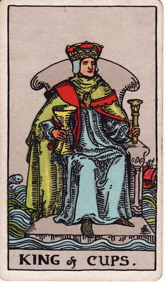 Rei de Copas — carta do tarô Rider-Waite