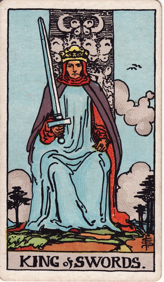 Rei de Espadas — carta do tarô Rider-Waite