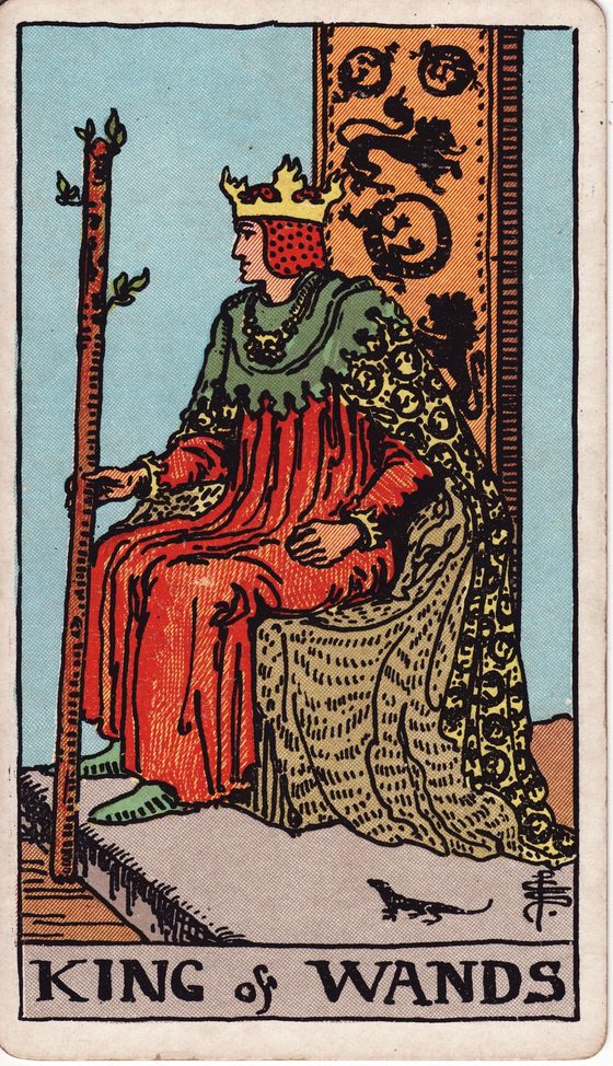 Rei de Paus — carta do tarô Rider-Waite